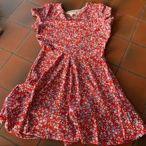 Copper Key Short Sleeve Dress